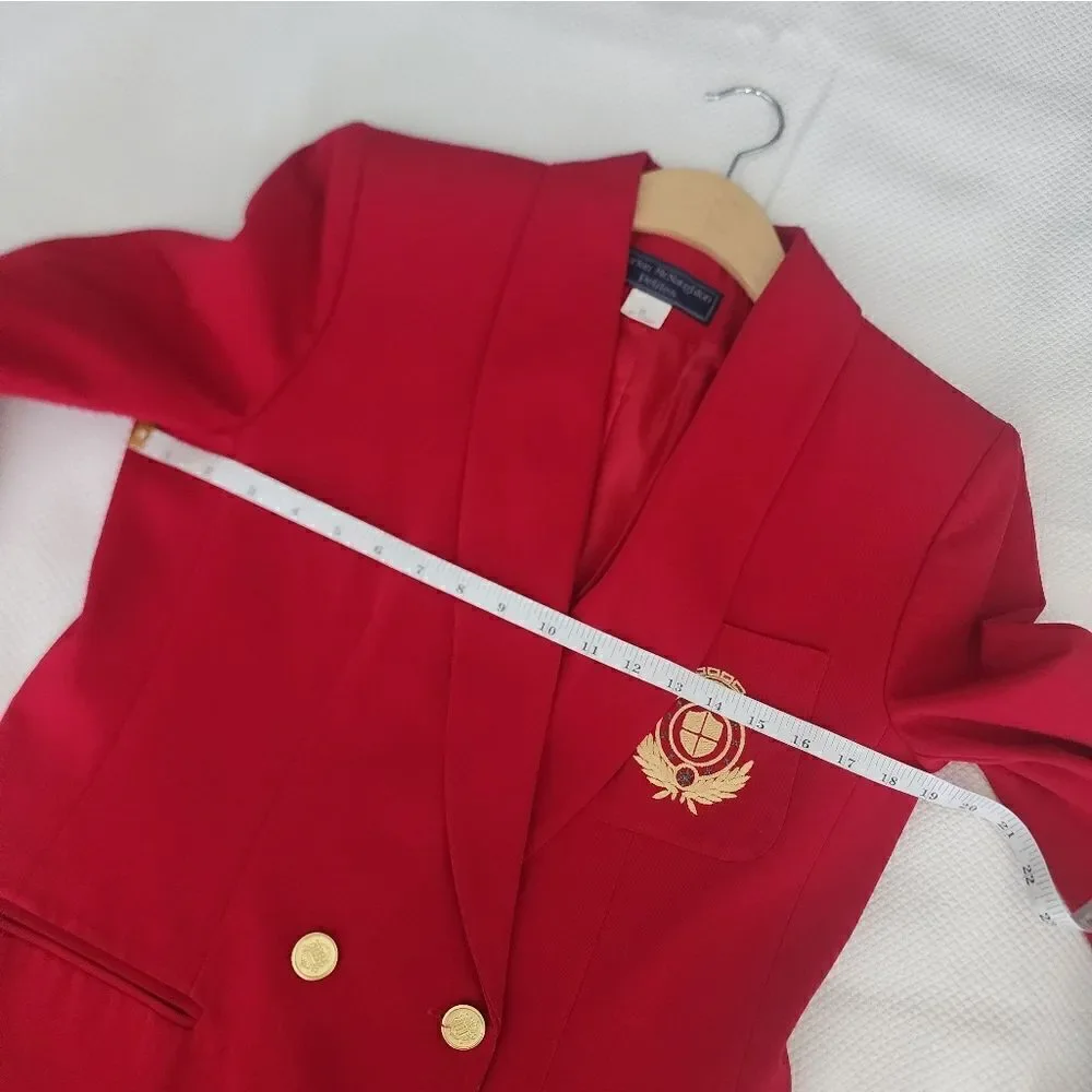 Norton McNaughton Blazer double breasted gold button